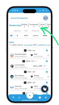 Memberships status-1