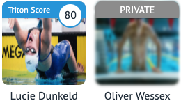 private vs publich athlete card