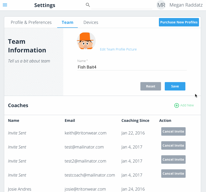 add coach