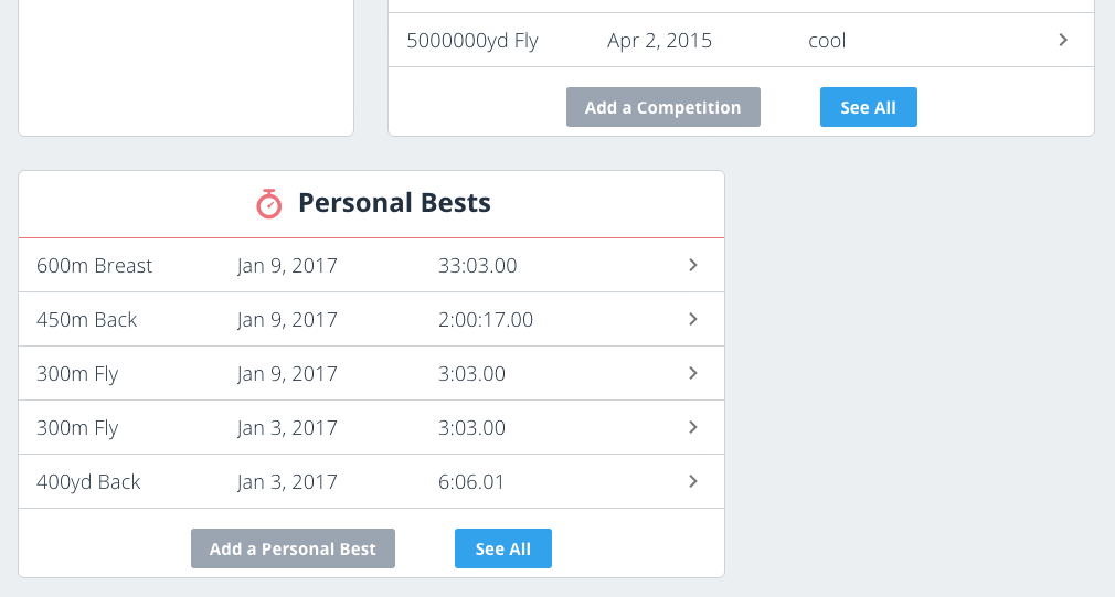 add personal best