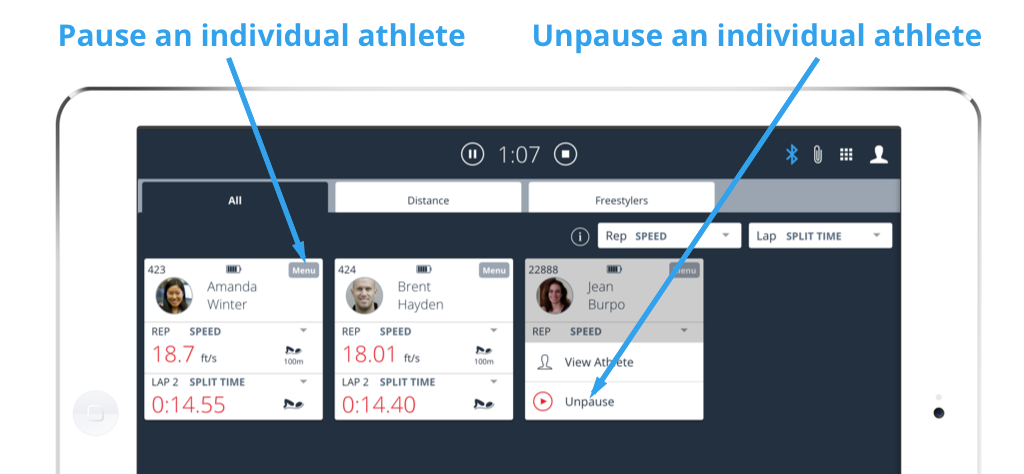 pause athlete