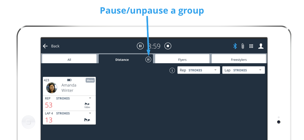 pause group